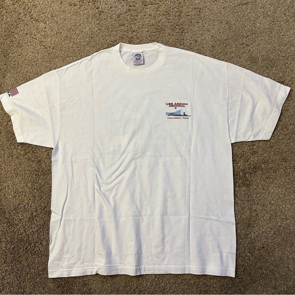 USS Arizona Memorial Pearl Harbor graphic tee men’s 2XL